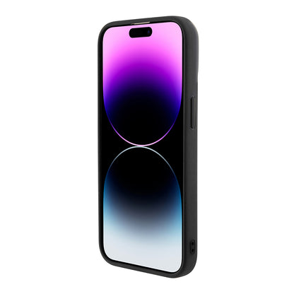 Ovitek za Apple iPhone 15 Pro, Guess, PU Square Mirror Script Logo, Črn GUHCP15LPMSDGSK