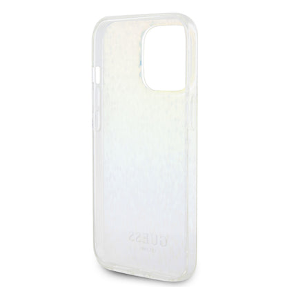 Ovitek za Apple iPhone 15 Pro Max, Guess, IML Faceted Mirror Disco Iridescent, Večbarvno