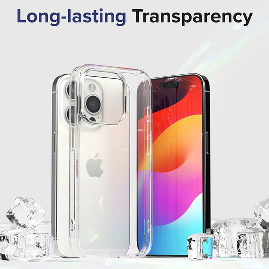 Ovitek za Apple iPhone 15 Pro Max, Ringke, Fusion, Prozoren