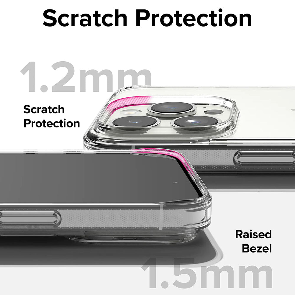Ovitek za Apple iPhone 15 Pro Max, Ringke, Fusion, Prozoren
