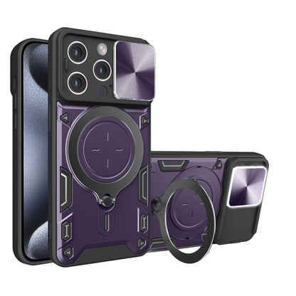Ovitek za Apple iPhone 15 Pro Max, Techsuit, CamGuard Pro, Vijoličen