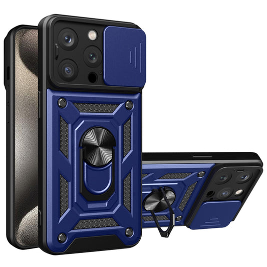 Ovitek za Apple iPhone 15 Pro Max, Techsuit, CamShield, modra