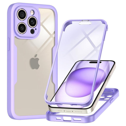Ovitek za Apple iPhone 15 Pro Max, Techsuit, ColorVerse 360, Vijolična