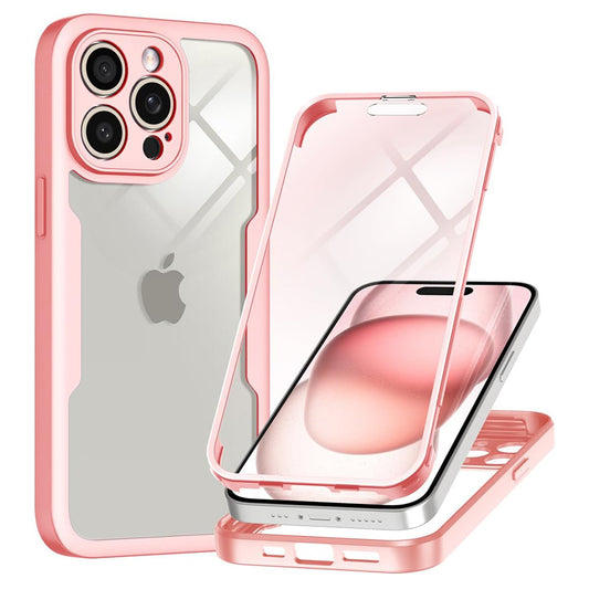 Ovitek za Apple iPhone 15 Pro Max, Techsuit, ColorVerse 360, roza