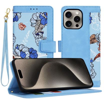 Ovitek za Apple iPhone 15 Pro Max, Techsuit, FlipCraft, modra