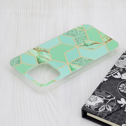 Ovitek za Apple iPhone 15 Pro Max, Techsuit, Marble, Zelen