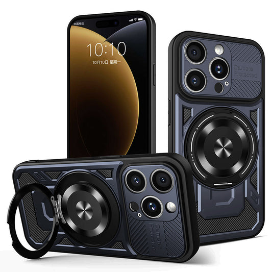 Ovitek za Apple iPhone 15 Pro Max, Techsuit, RuggedCam, modra
