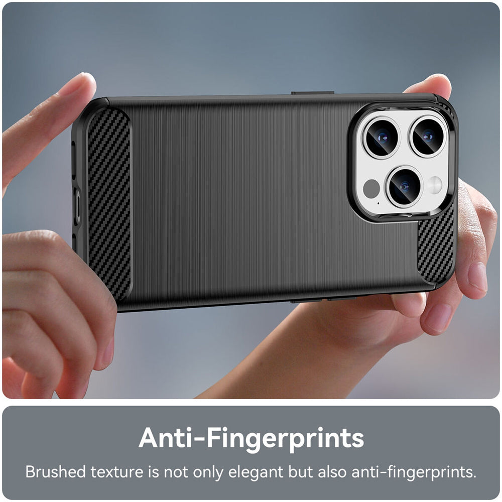 Ovitek za Apple iPhone 15 Pro, Techsuit, Karbon, Črn