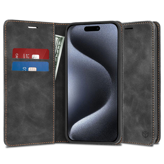 Ovitek za Apple iPhone 15 Pro, Techsuit, Confy, Črn