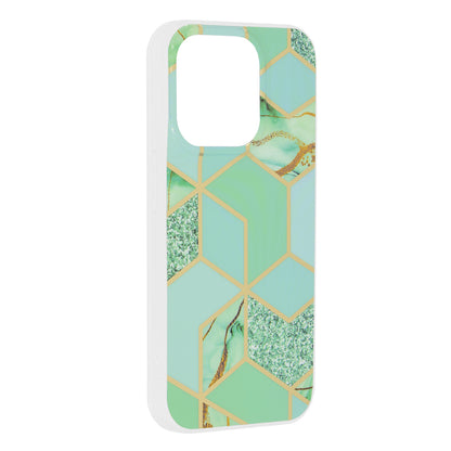 Ovitek za Apple iPhone 15 Pro, Techsuit, Marble, Zelen