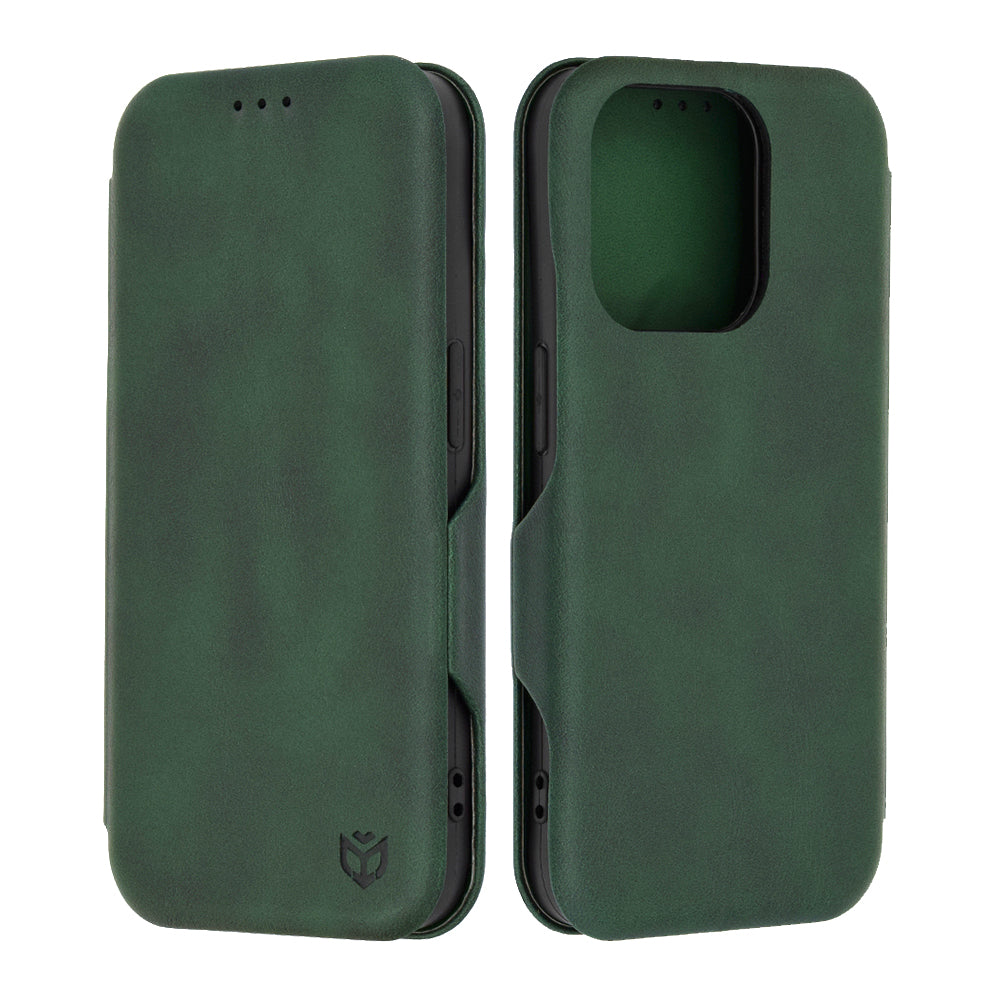 Case for Apple iPhone 15 Pro, Techsuit, Safe Wallet Plus, Green