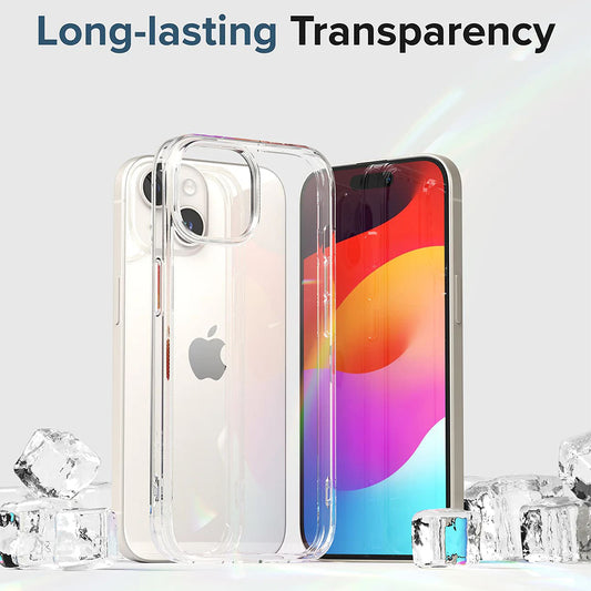 Ovitek za Apple iPhone 15, Ringke, Fusion, Prozoren