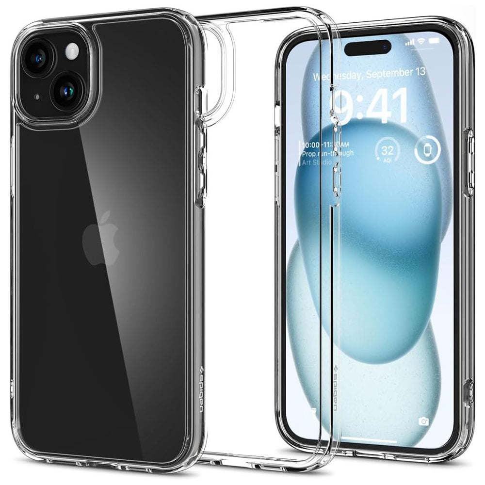 Ovitek za Apple iPhone 15, Spigen, Ultra Hybrid, Prozoren ACS06793