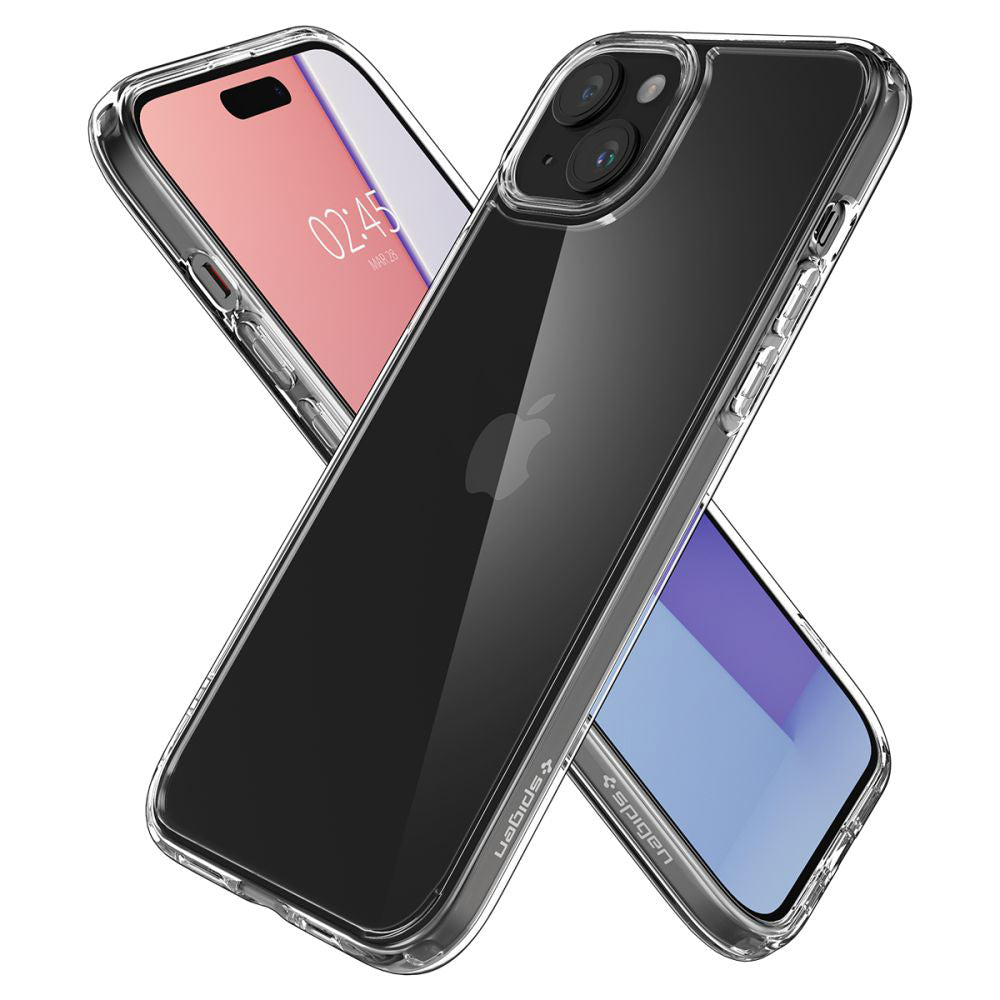 Ovitek za Apple iPhone 15, Spigen, Ultra Hybrid, Prozoren ACS06793