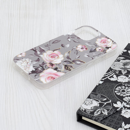 Case for Apple iPhone 15, Techsuit, Marble, Gray