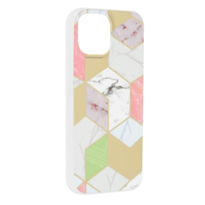 Ovitek za Apple iPhone 15, Techsuit, Marble, Vijoličen