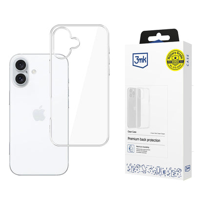 Ovitek za Apple iPhone 16, 3MK, Jasno, Prosojno