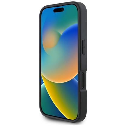 Ovitek za Apple iPhone 16, Karl Lagerfeld, Grained Cardslots, Črna