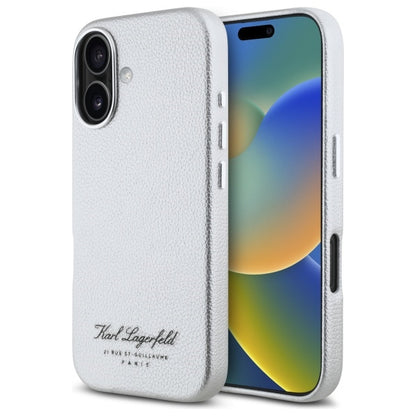 Ovitek za Apple iPhone 16, Karl Lagerfeld, RSG, Siv