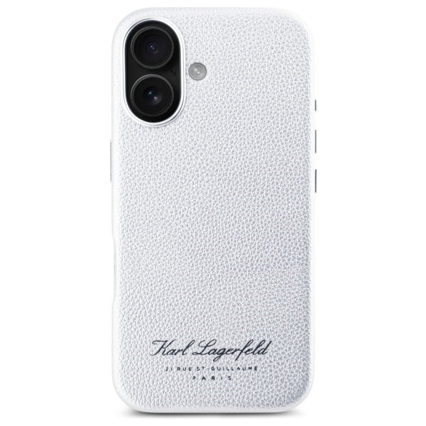 Ovitek za Apple iPhone 16, Karl Lagerfeld, RSG, Siv