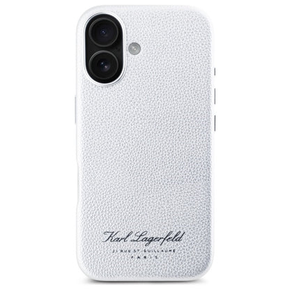 Ovitek za Apple iPhone 16, Karl Lagerfeld, RSG, Siv