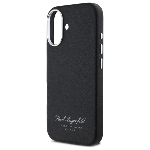 Case for Apple iPhone 16, Karl Lagerfeld, RSG, Black