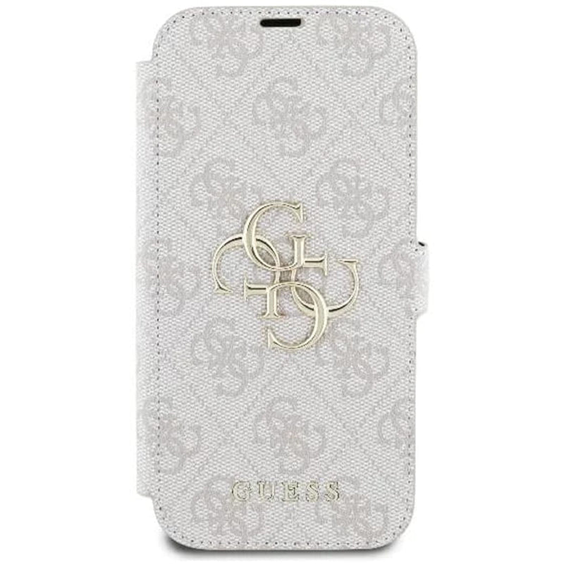 Ovitek za Apple iPhone 16 Plus, Guess, 4G Book, Roza