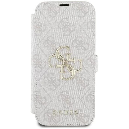 Ovitek za Apple iPhone 16 Plus, Guess, 4G Book, Roza