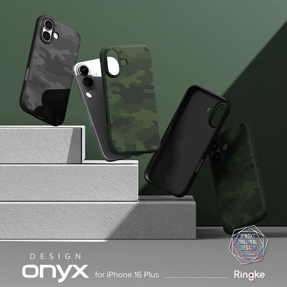 Ovitek za Apple iPhone 16 Plus, Ringke, Onyx Design, Zelen