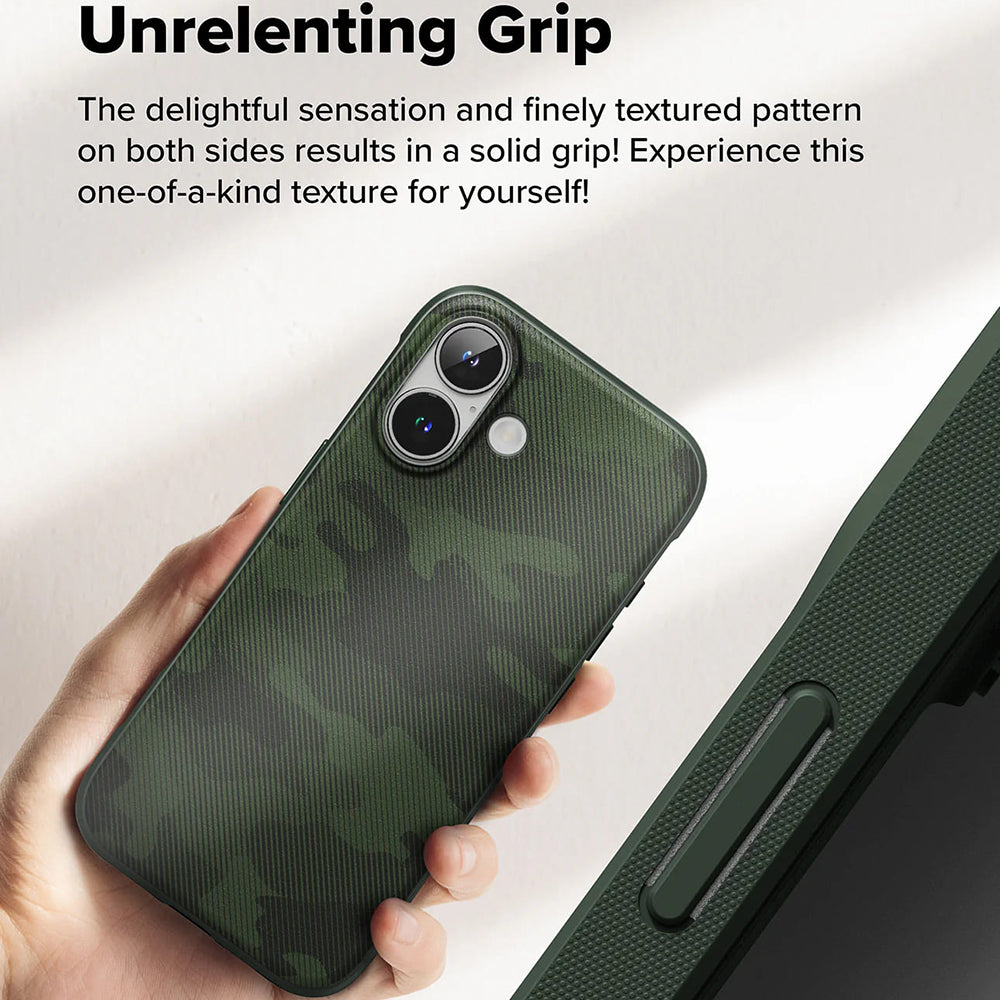Ovitek za Apple iPhone 16 Plus, Ringke, Onyx Design, Zelen