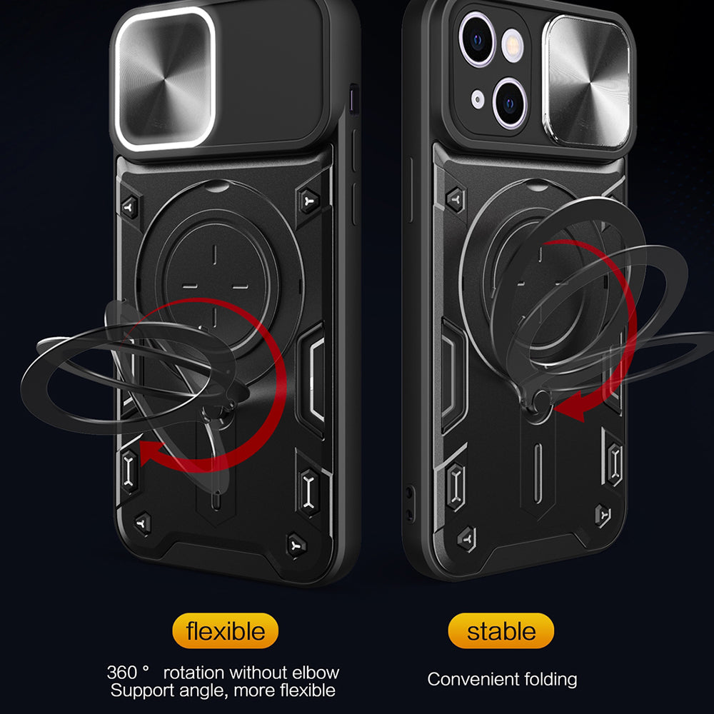 Ovitek za Apple iPhone 16 Plus, Techsuit, CamGuard Pro, Vijoličen