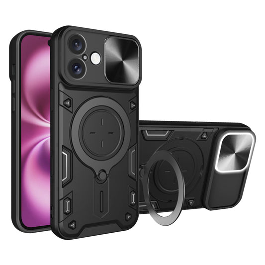 Ovitek za Apple iPhone 16 Plus, Techsuit, CamGuard Pro, Črn