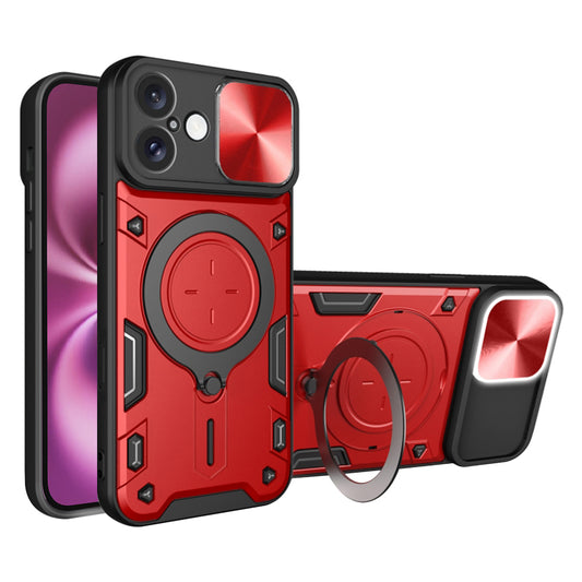 Ovitek za Apple iPhone 16 Plus, Techsuit, CamGuard Pro, rdeč