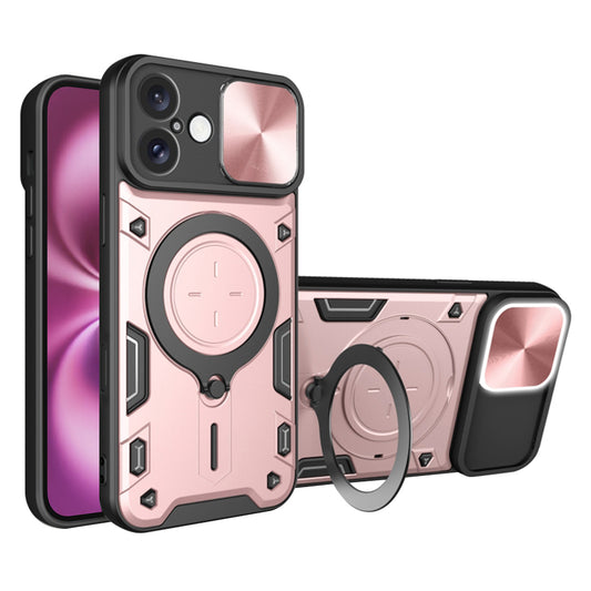 Ovitek za Apple iPhone 16 Plus, Techsuit, CamGuard Pro, rožnato zlata