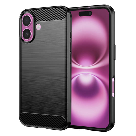 Ovitek za Apple iPhone 16 Plus, Techsuit, Karbon, Črn