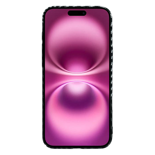 Ovitek za Apple iPhone 16 Plus, Techsuit, Carbonite FiberShell, Črno Siva