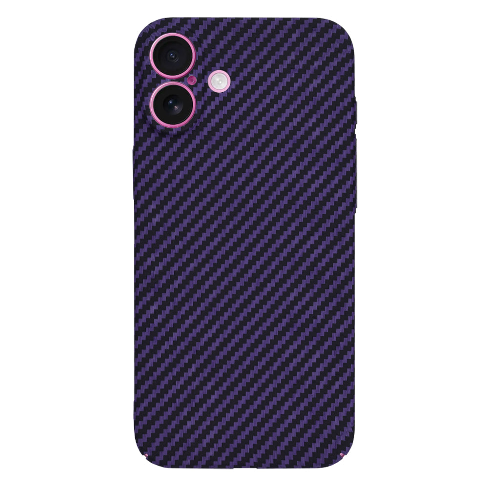 Case for Apple iPhone 16 Plus, Techsuit, Carbonite FiberShell, Purple