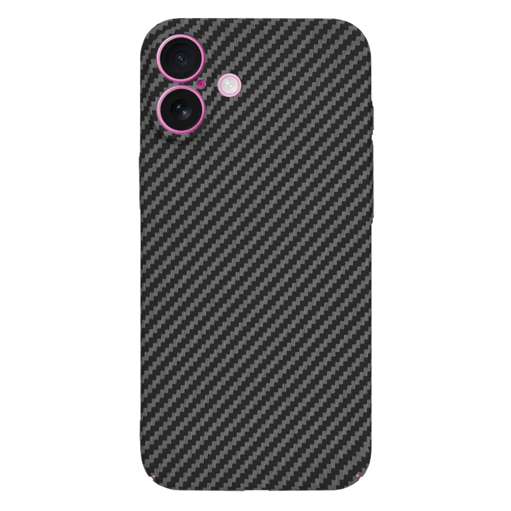 Ovitek za Apple iPhone 16 Plus, Techsuit, Carbonite FiberShell, Črn