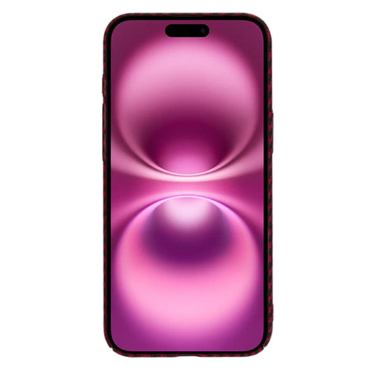 Ovitek za Apple iPhone 16 Plus, Techsuit, Carbonite FiberShell, rdeč