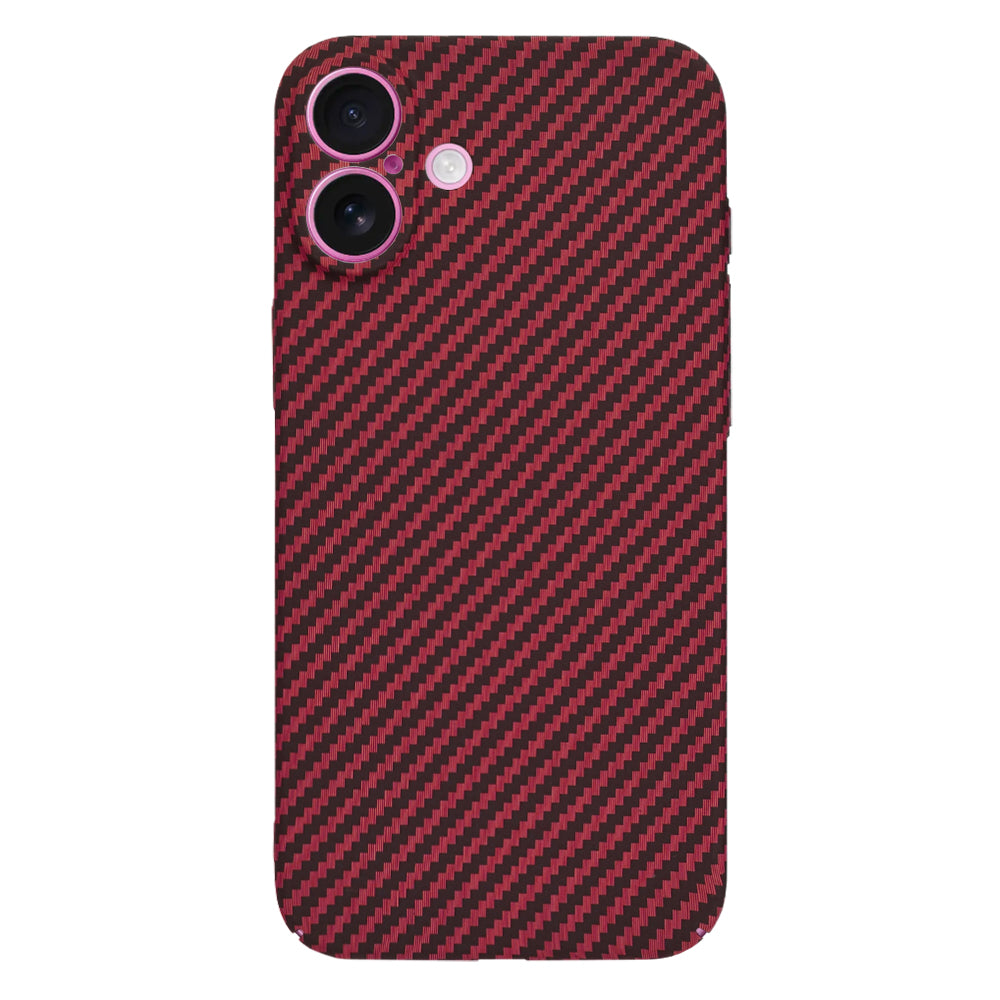 Ovitek za Apple iPhone 16 Plus, Techsuit, Carbonite FiberShell, rdeč