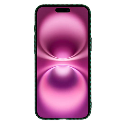 Ovitek za Apple iPhone 16 Plus, Techsuit, Carbonite FiberShell, Zelen
