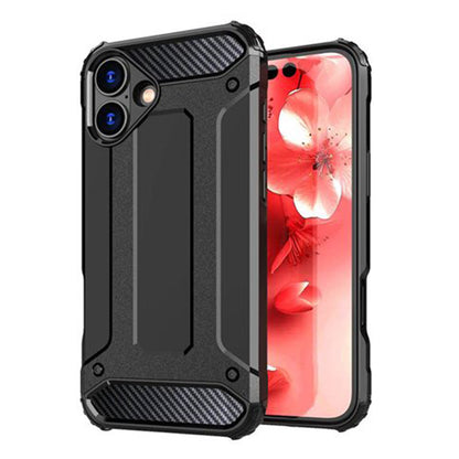 Ovitek za Apple iPhone 16 Plus, Techsuit, Hybrid Armor, Črn
