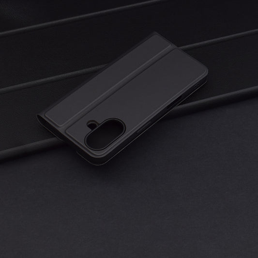 Ovitek za Apple iPhone 16 Plus, Techsuit, Magskin Book, Črn