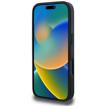 Ovitek za Apple iPhone 16 Pro, Guess, 4G Grained Roses Big Logo, črn