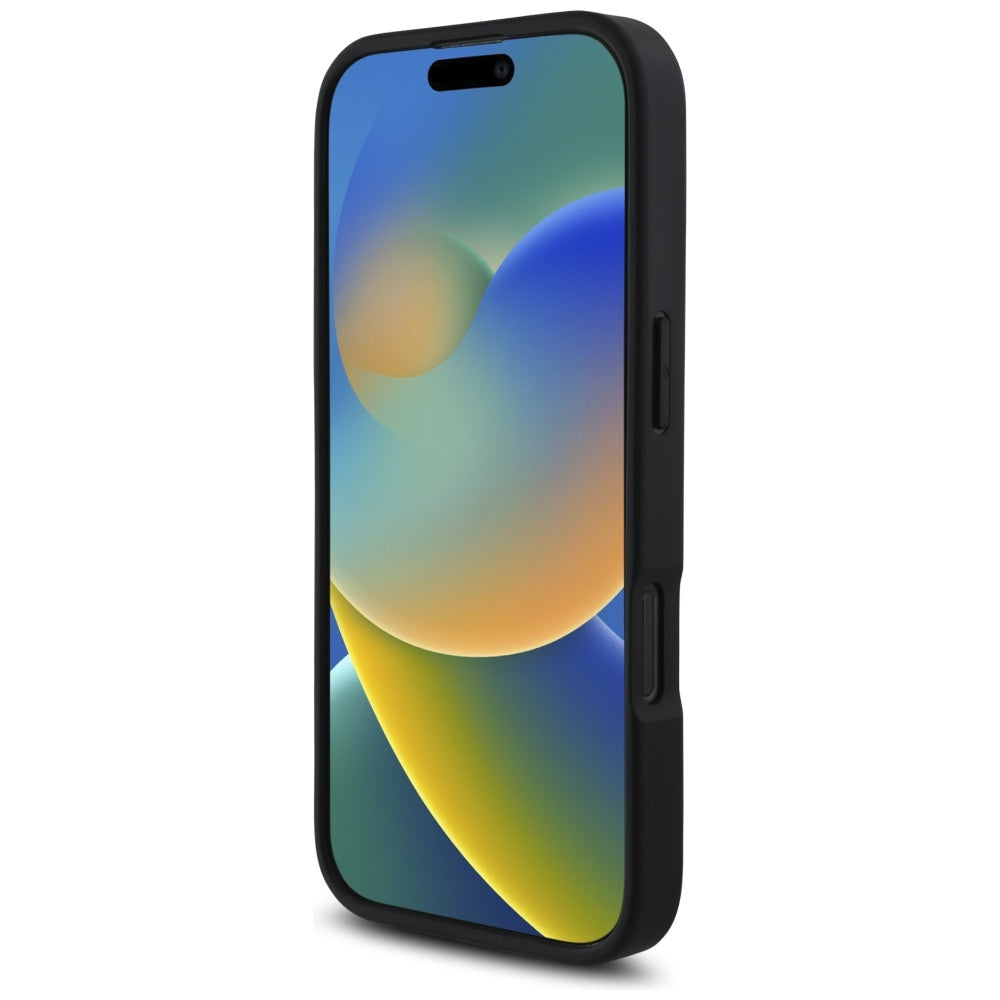 Ovitek za Apple iPhone 16 Pro, Karl Lagerfeld, Grained Cardslots, Črna