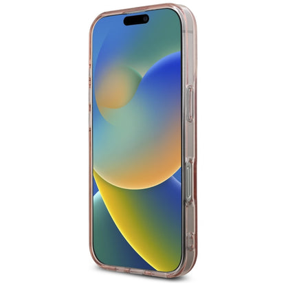 Ovitek za Apple iPhone 16 Pro, Karl Lagerfeld, IML Rhinestones Pink Logo, Roza