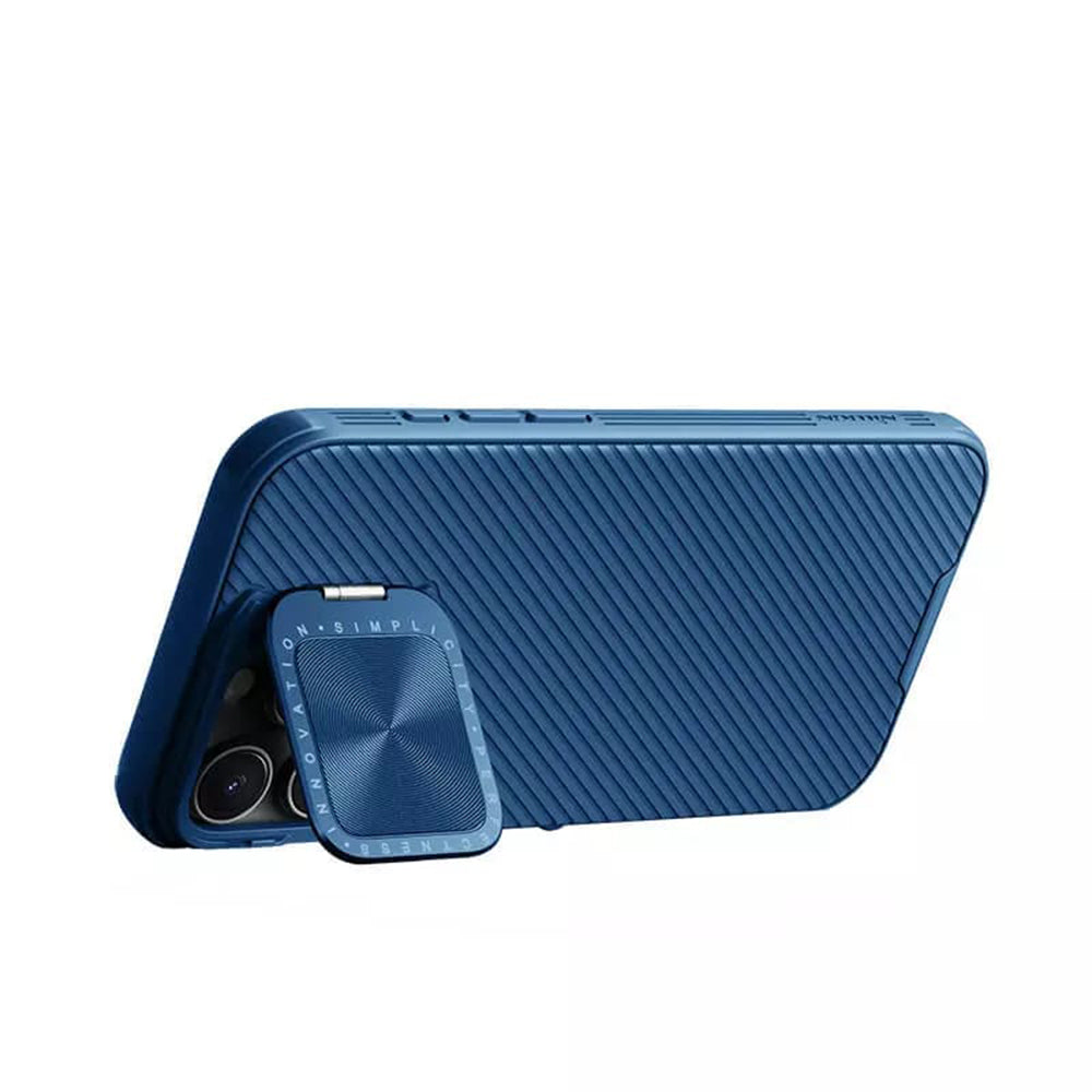 Ovitek za Apple iPhone 16 Pro Max, Nillkin, CamShield Prop, modra