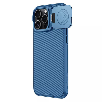 Ovitek za Apple iPhone 16 Pro Max, Nillkin, CamShield Prop, modra