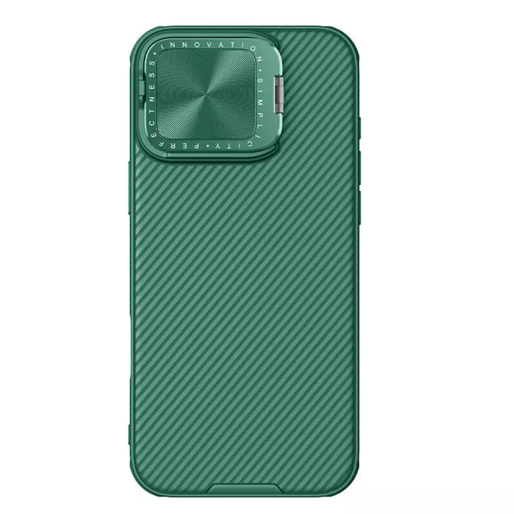 Ovitek za Apple iPhone 16 Pro Max, Nillkin, CamShield Prop, Zeleno