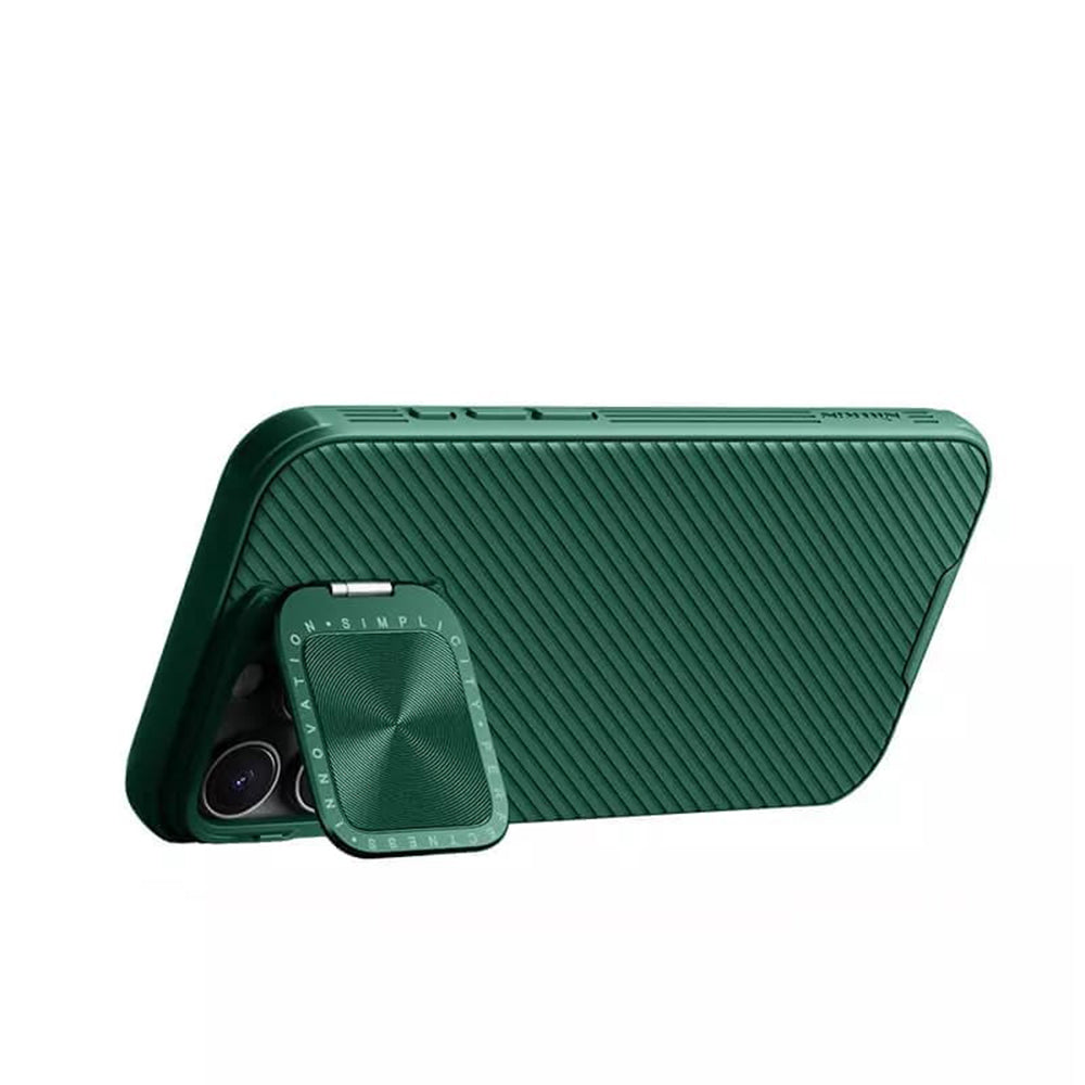 Ovitek za Apple iPhone 16 Pro Max, Nillkin, CamShield Prop, Zeleno